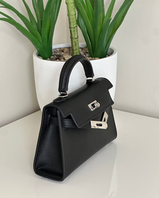 Roxy Bag - Mini - Black Treacle (Silver)