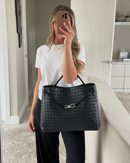 Miley Bag - Extra Maxi - Black Treacle (Silver)