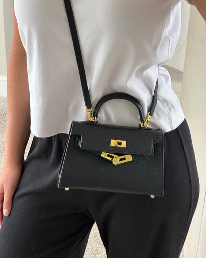 Roxy Bag - Mini - Black Treacle (Gold)