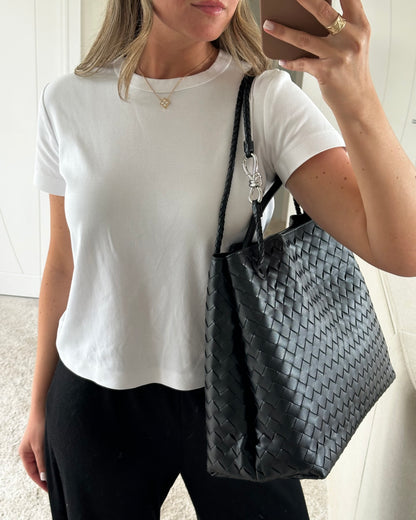 Miley Bag - Extra Maxi - Black Treacle (Silver)