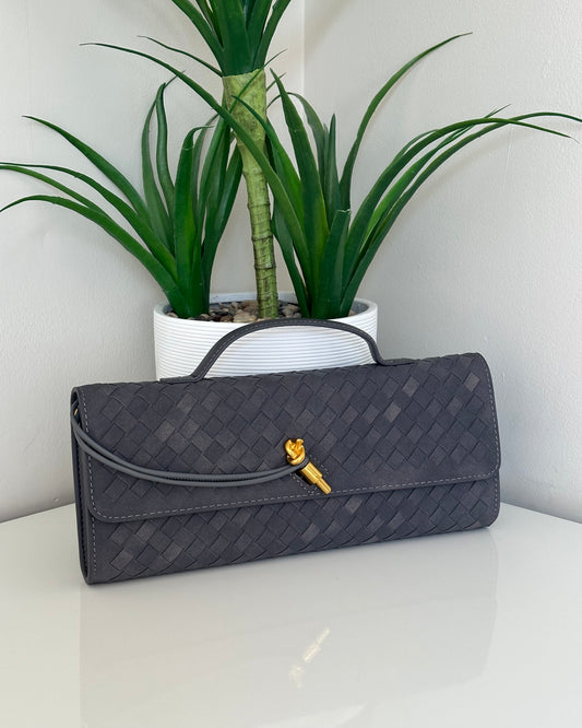 Victoria Bag - Charcoal (Suede)