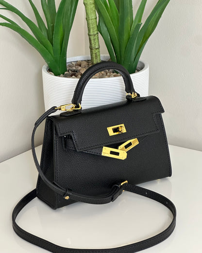 Roxy Bag - Mini - Black Treacle (Gold)