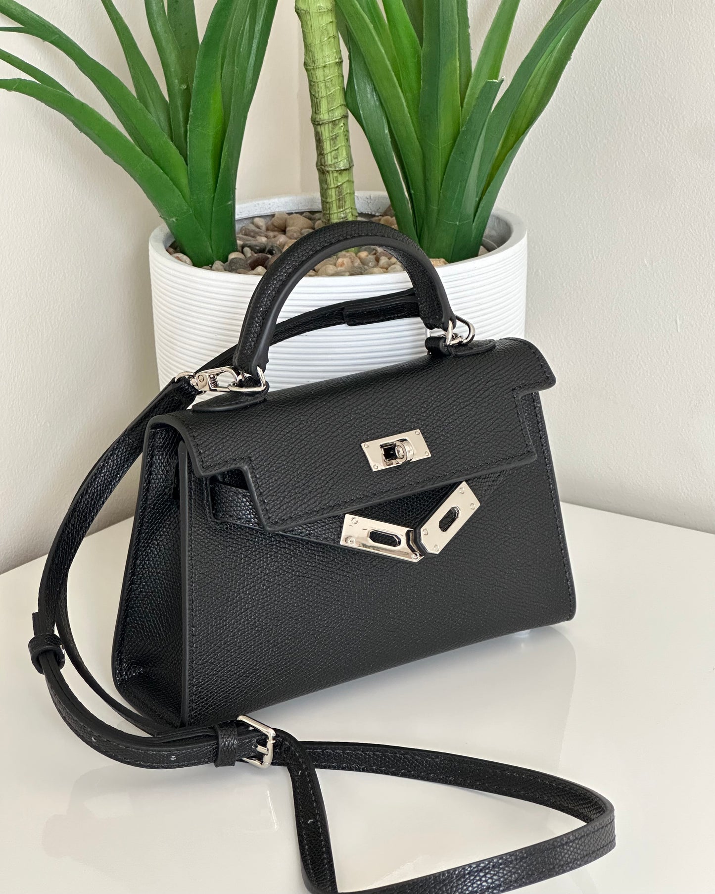 Roxy Bag - Mini - Black Treacle (Silver)