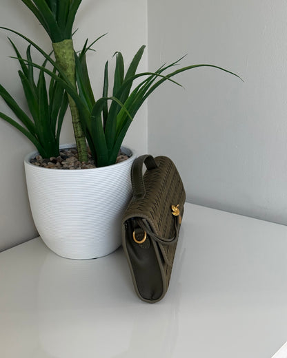 Victoria Bag - Olive (Suede)