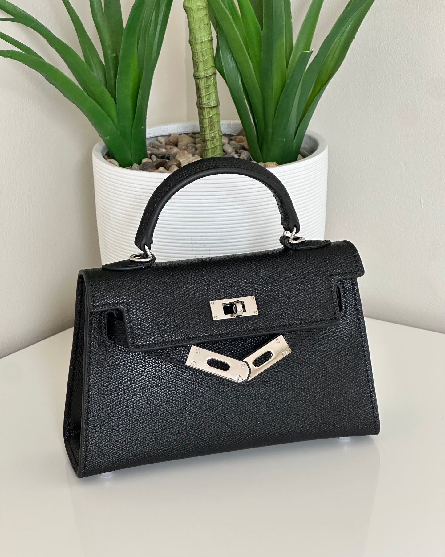 Roxy Bag - Mini - Black Treacle (Silver)