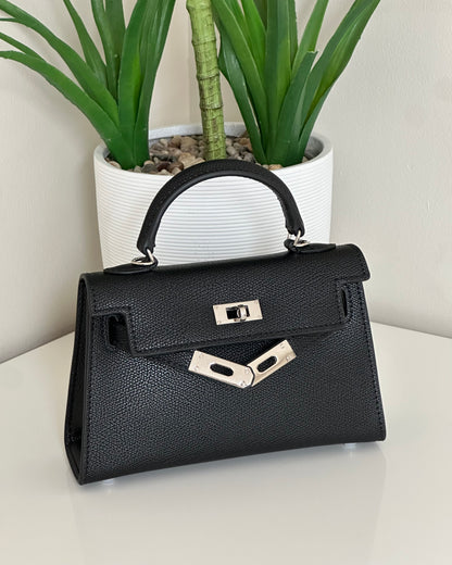 Roxy Bag - Mini - Black Treacle (Silver)