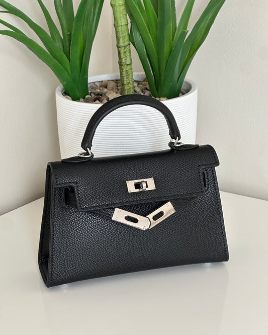 Roxy Bag - Mini - Black Treacle (Silver)