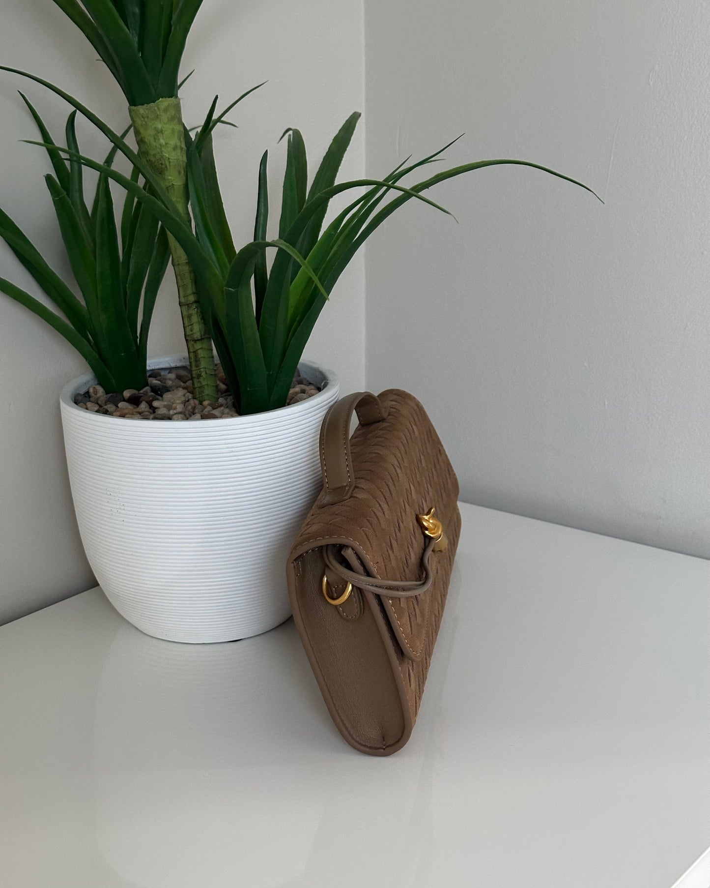 Victoria Bag - Caramel (Suede)