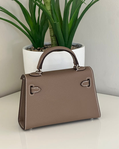 Roxy Bag - Mini - Mocha (Silver)