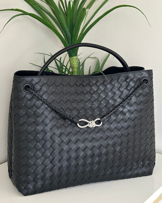 Miley Bag - Extra Maxi - Black Treacle (Silver)