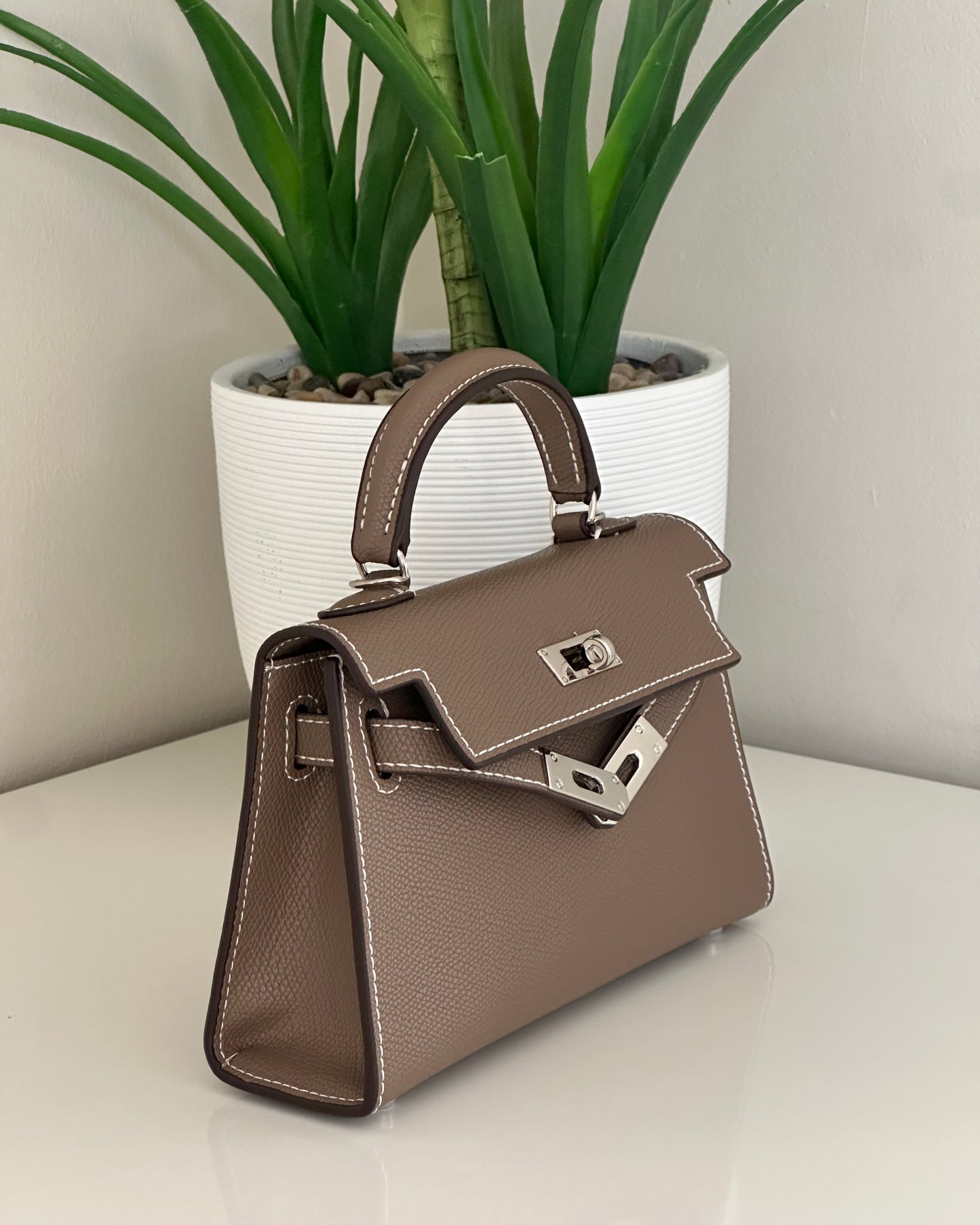 Roxy Bag - Mini - Mocha (Silver)
