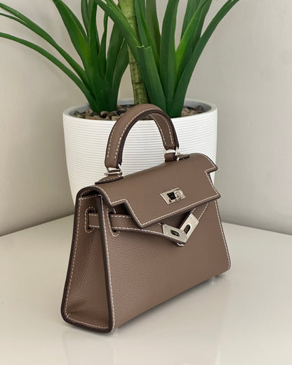 Roxy Bag - Mini - Mocha (Silver)