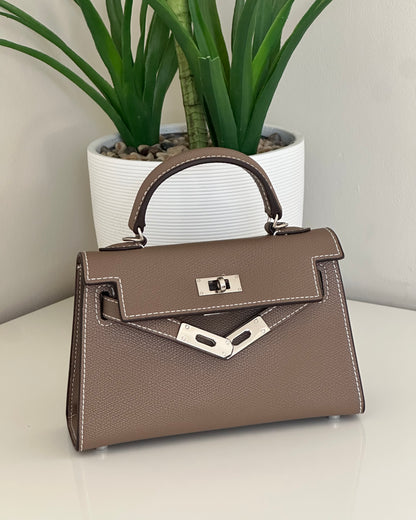 Roxy Bag - Mini - Mocha (Silver)