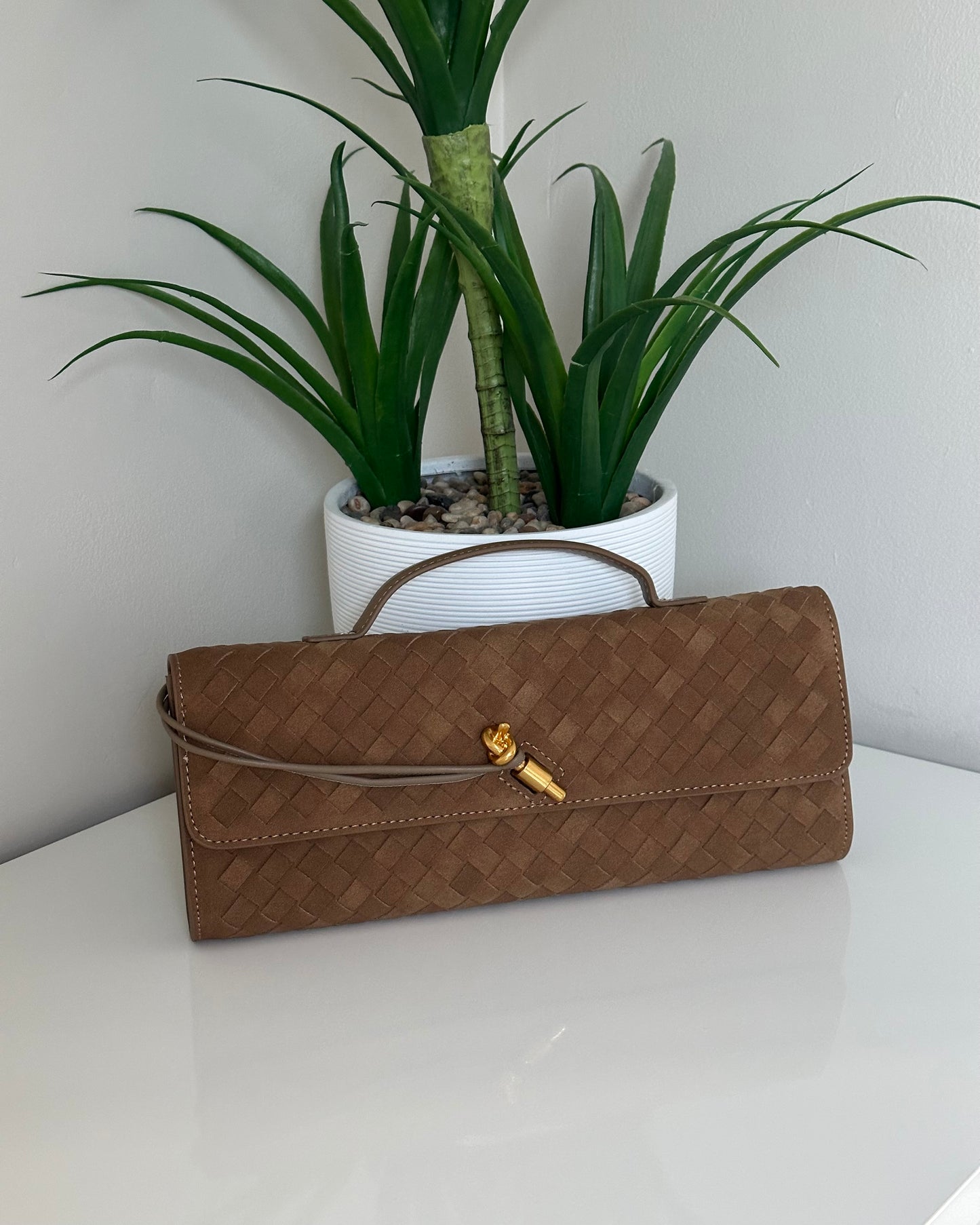 Victoria Bag - Caramel (Suede)