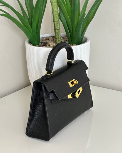 Roxy Bag - Mini - Black Treacle (Gold)