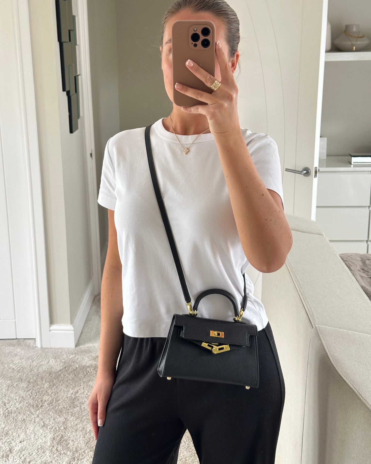 Roxy Bag - Mini - Black Treacle (Gold)