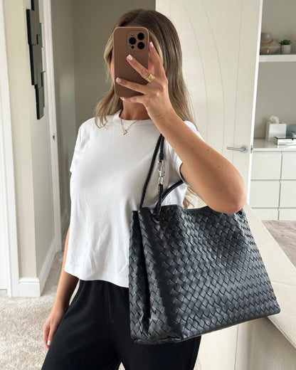 Miley Bag - Extra Maxi - Black Treacle (Silver)
