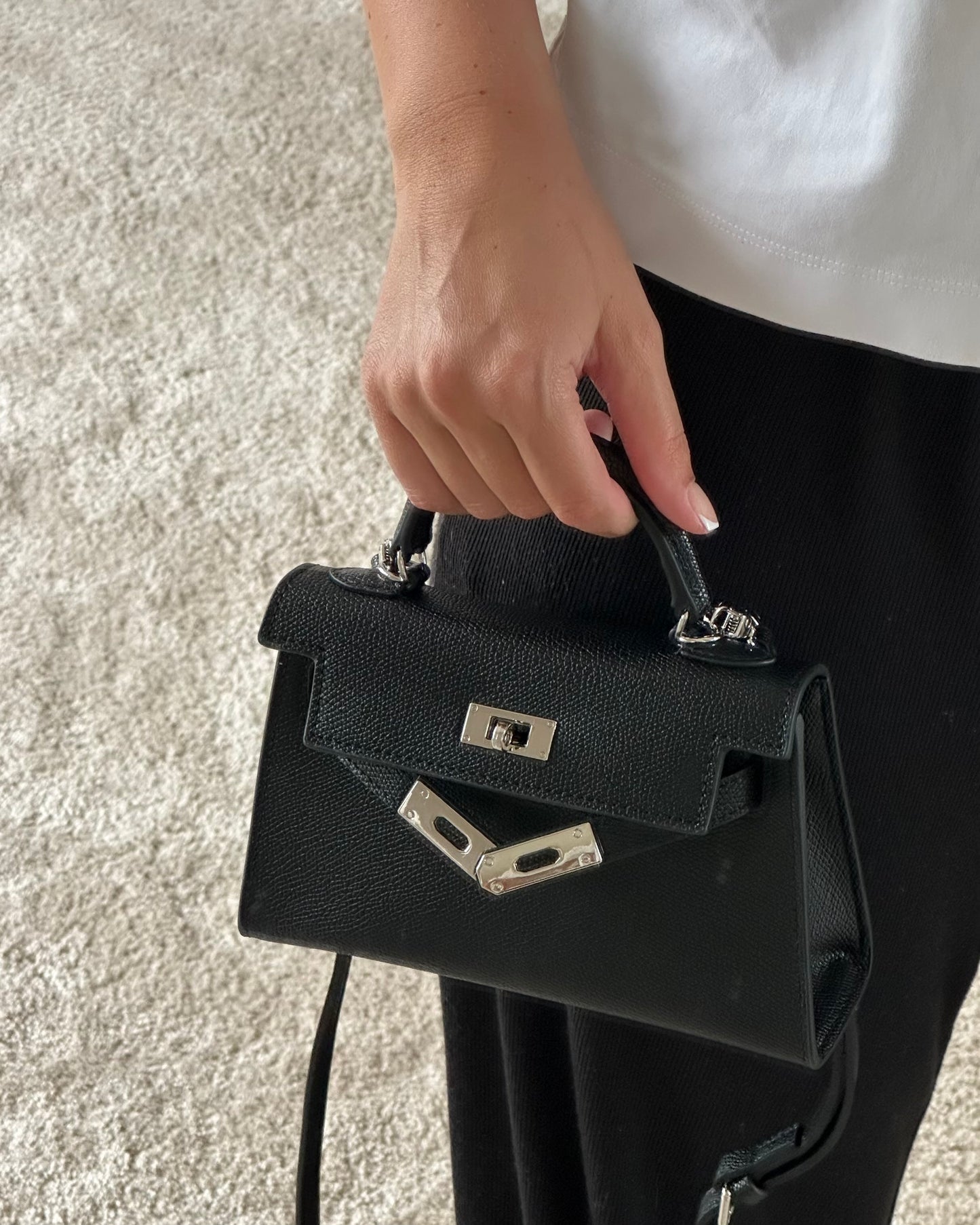 Roxy Bag - Mini - Black Treacle (Silver)