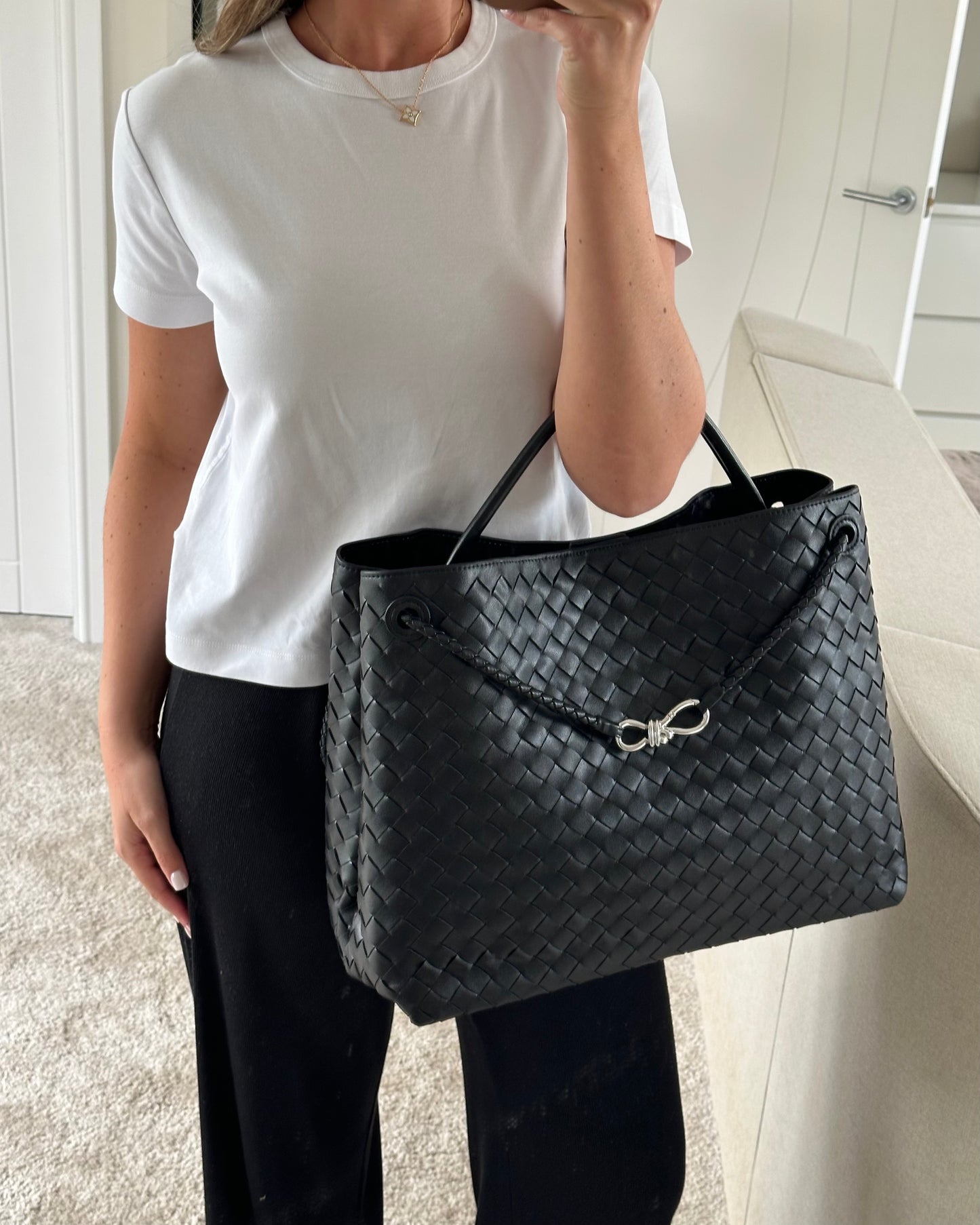 Miley Bag - Extra Maxi - Black Treacle (Silver)
