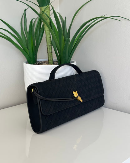 Victoria Bag - Black Treacle (Suede)